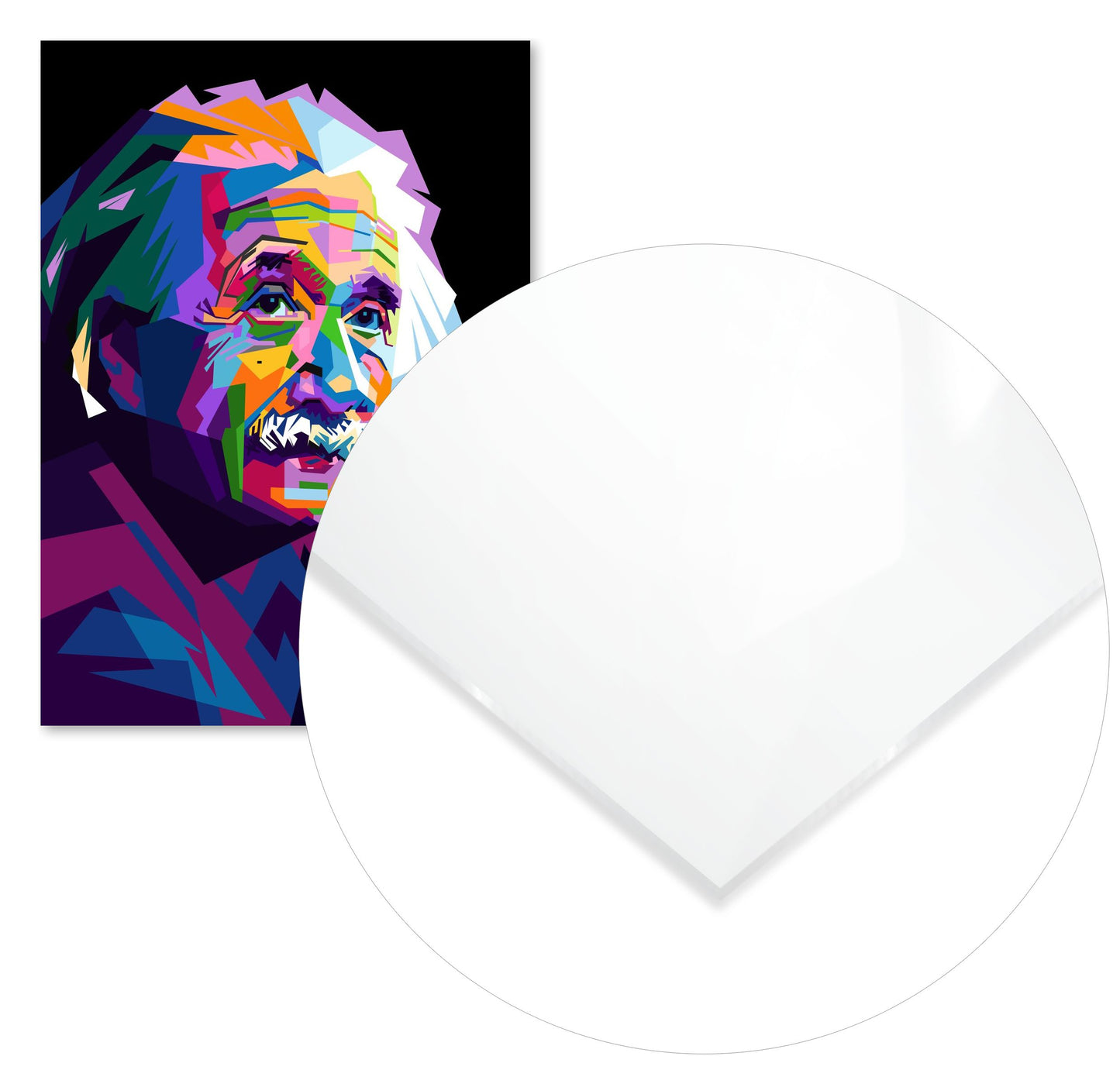 Albert Einstein pop art - @GhostArt