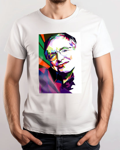 Stephen Hawking pop art - @GhostArt