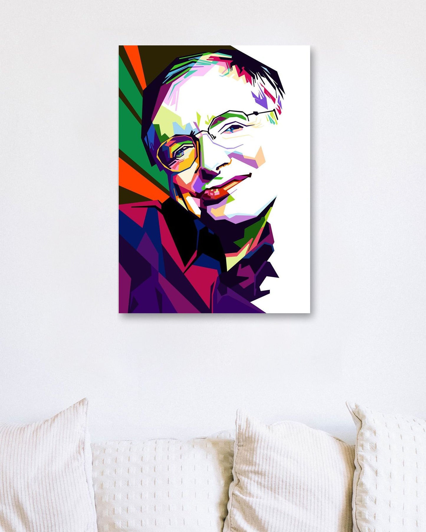 Stephen Hawking pop art - @GhostArt