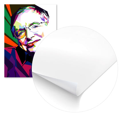 Stephen Hawking pop art - @GhostArt