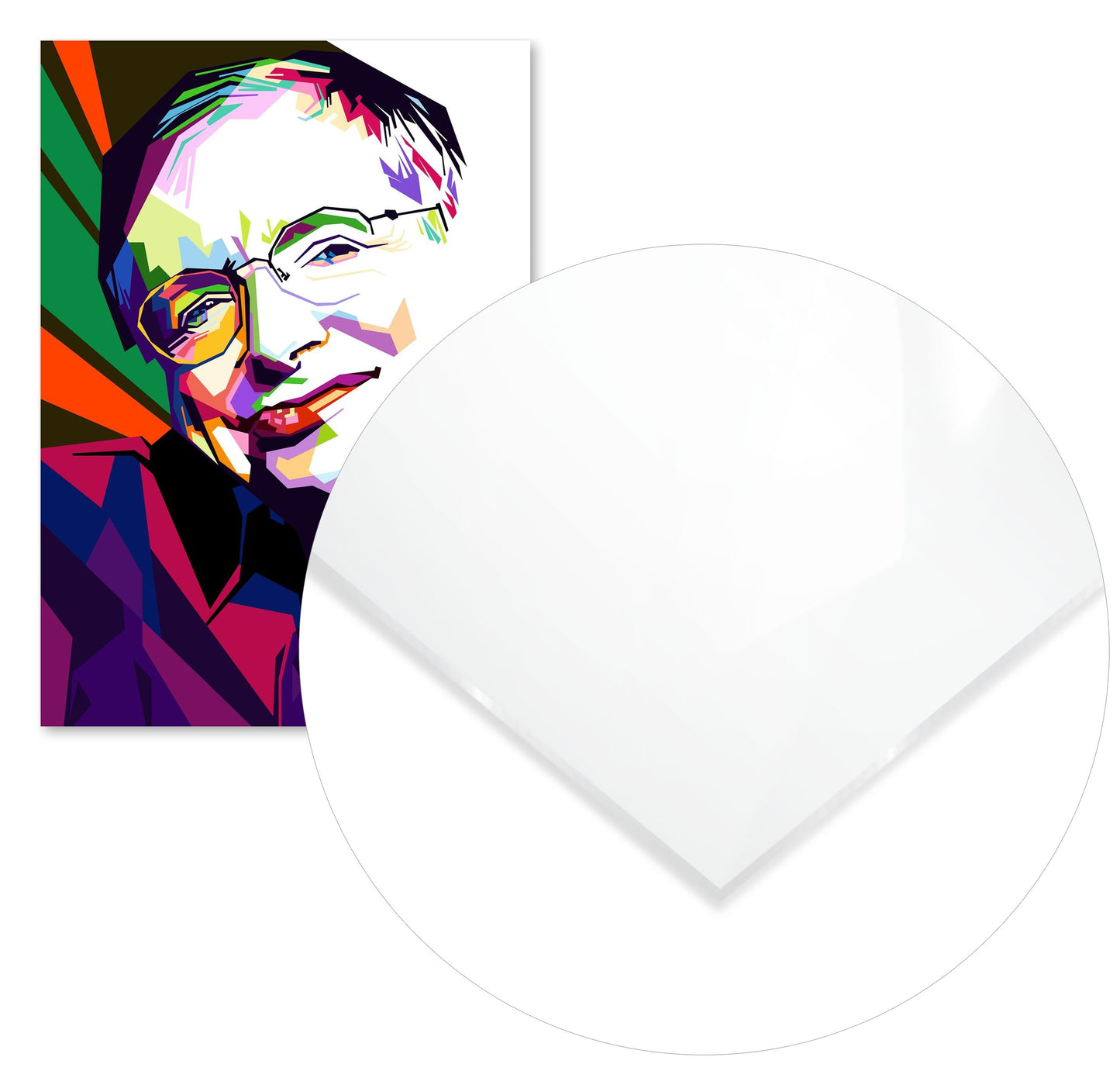 Stephen Hawking pop art - @GhostArt