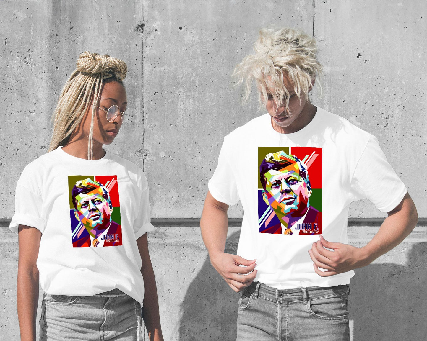 John F. Kennedy pop art - @GhostArt