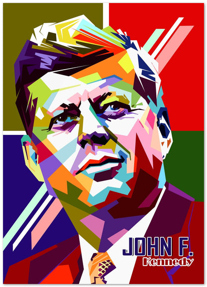 John F. Kennedy pop art - @GhostArt