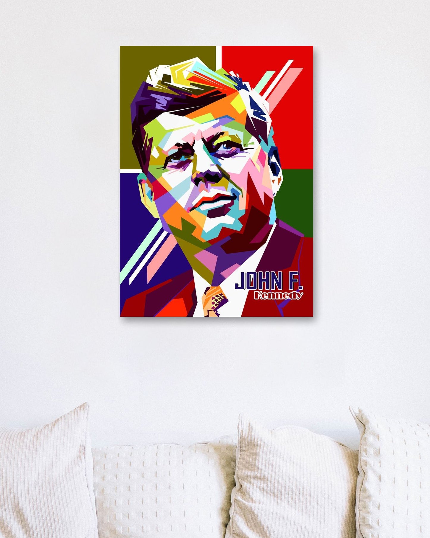 John F. Kennedy pop art - @GhostArt