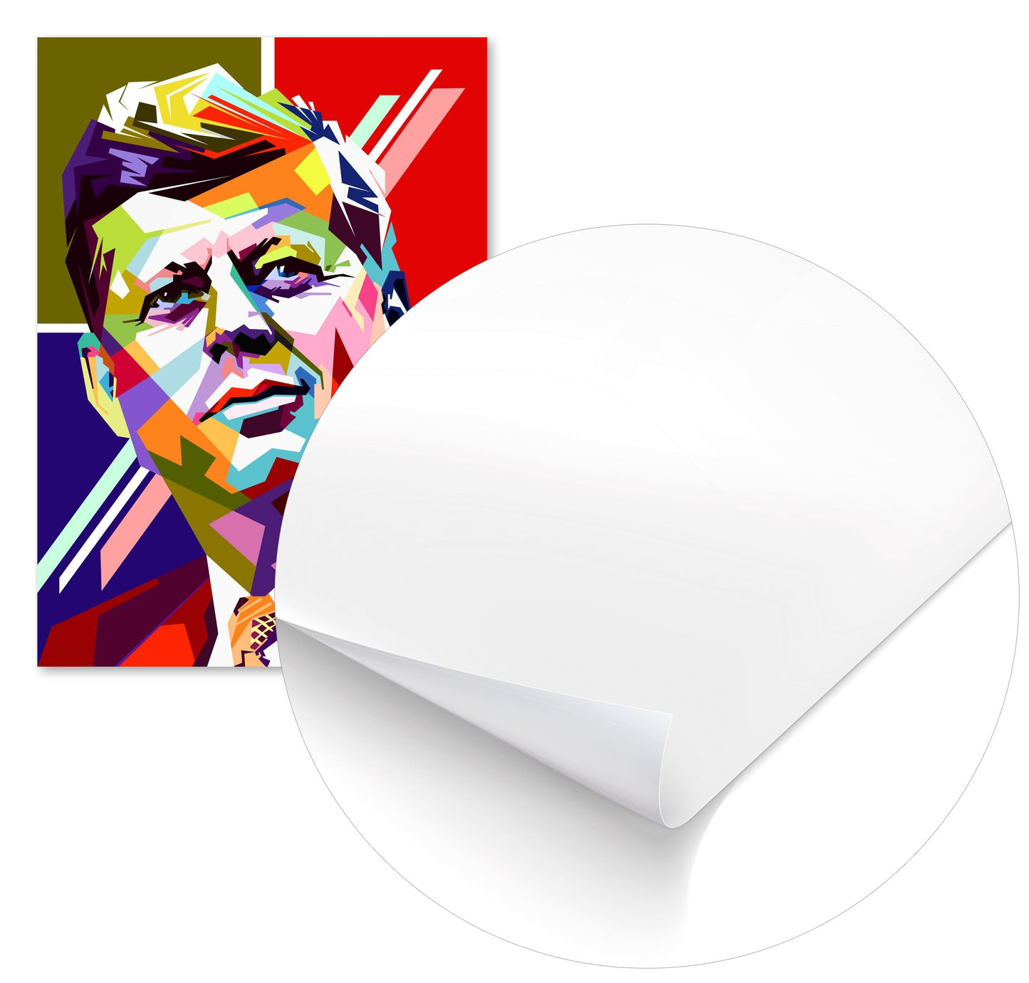 John F. Kennedy pop art - @GhostArt