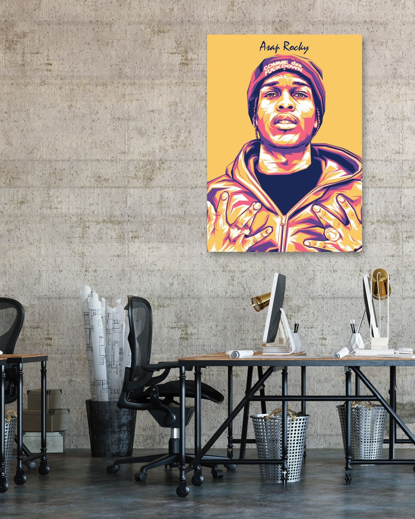 Asap Rocky Pop Art 4 - @LuckyDream