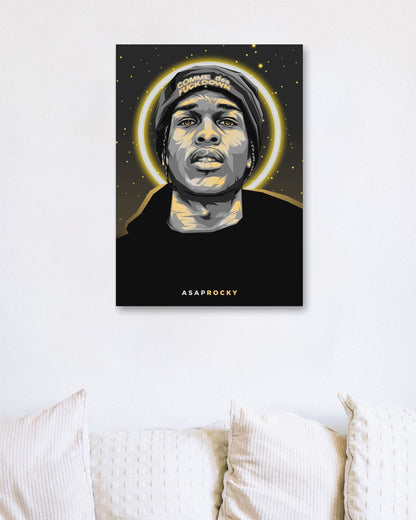 Asap Rocky Pop Art 5 - @LuckyDream