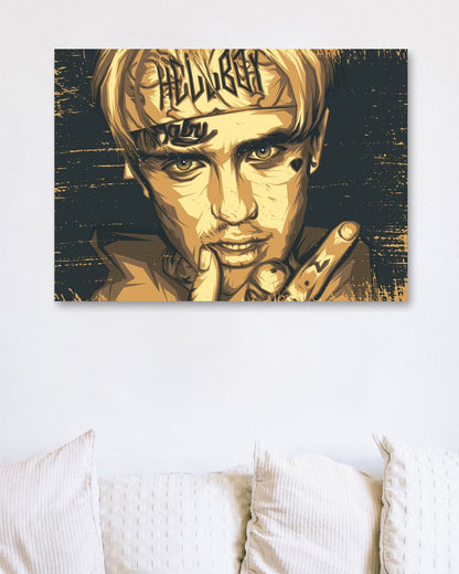 Lil Peep Pop Art 7 - @LuckyDream