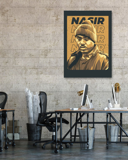 NAS Rapper Pop Art 4 - @LuckyDream