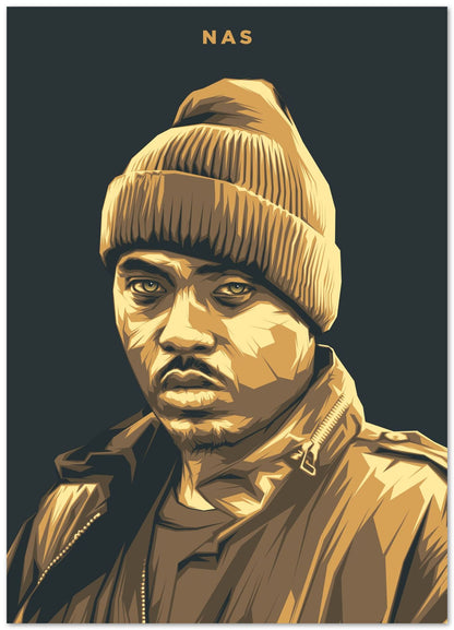 NAS Rapper Pop Art 5 - @LuckyDream