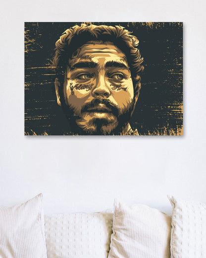 Post Malone Pop Art 9 - @LuckyDream