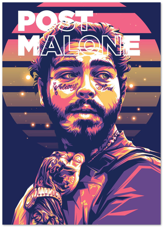 Post Malone Pop Art 10 - @LuckyDream