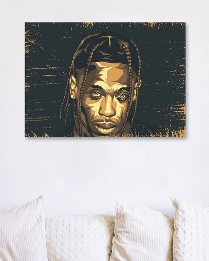 Travis Scott Pop Art 11 - @LuckyDream