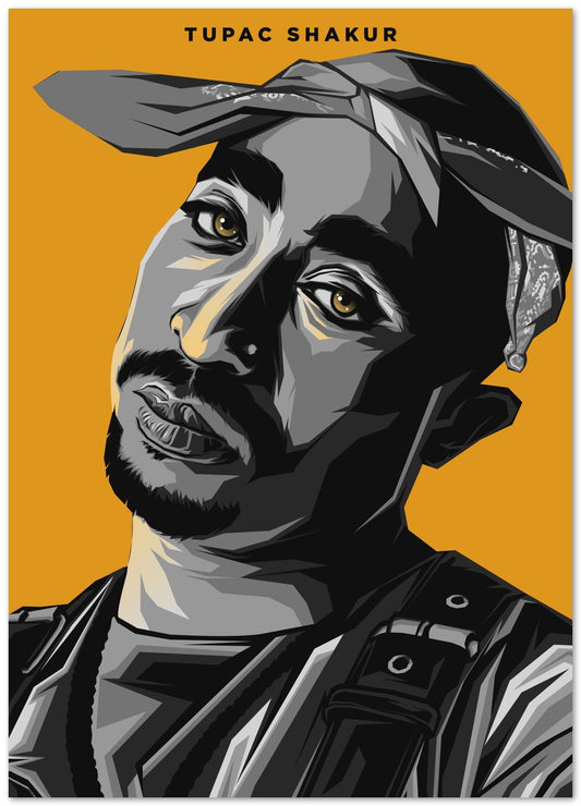 Tupac Shakur Pop Art 5 - @LuckyDream