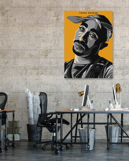 Tupac Shakur Pop Art 5 - @LuckyDream