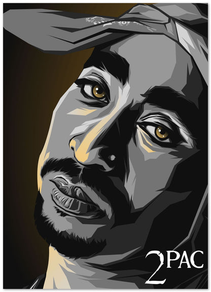 Tupac Shakur Pop Art 6 - @LuckyDream