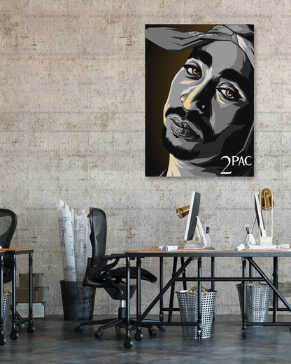 Tupac Shakur Pop Art 6 - @LuckyDream