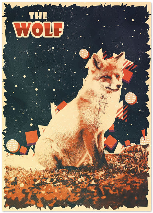The Wolf Vintage Art Illustration - @ColorizeStudio