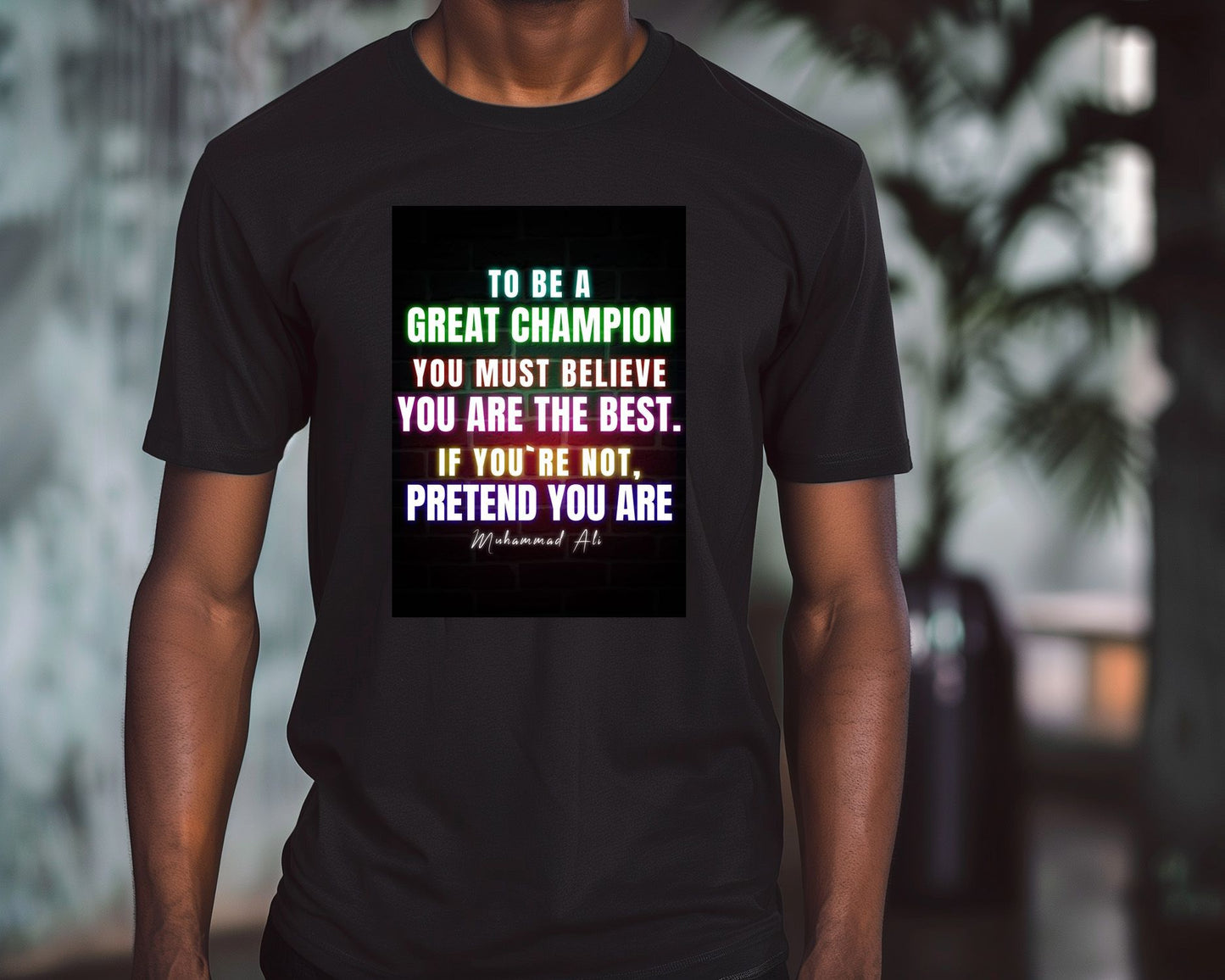 To Be A Great Champion - @ColorizeStudio
