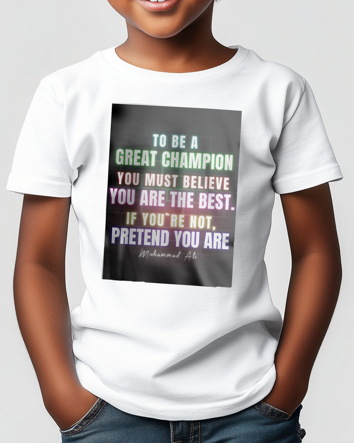 To Be A Great Champion - @ColorizeStudio