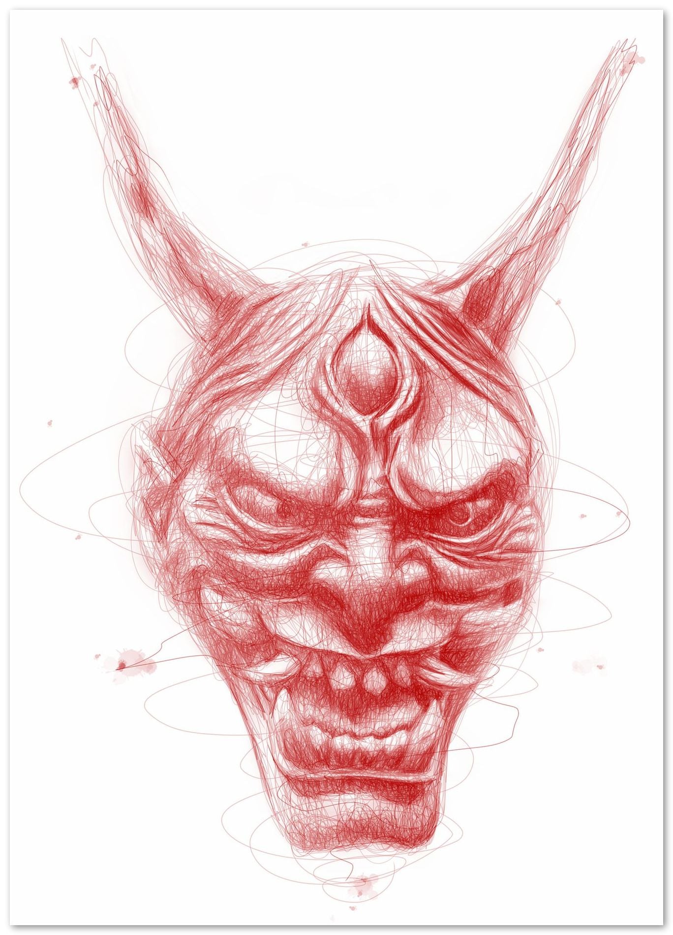 Red oni  - @Dennyconstantine