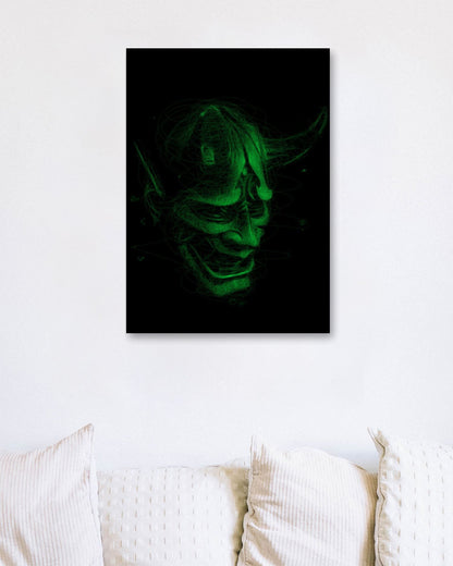 Green hannya - @Dennyconstantine