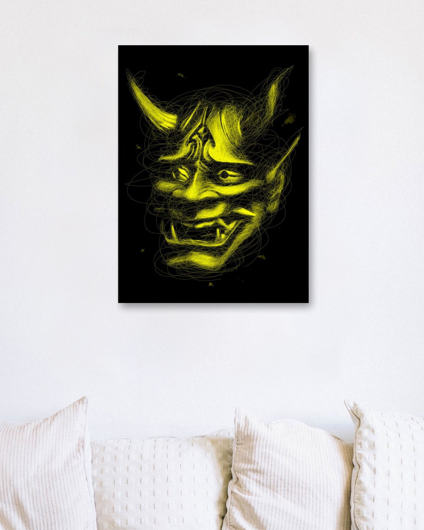 yellow hannya  - @Dennyconstantine