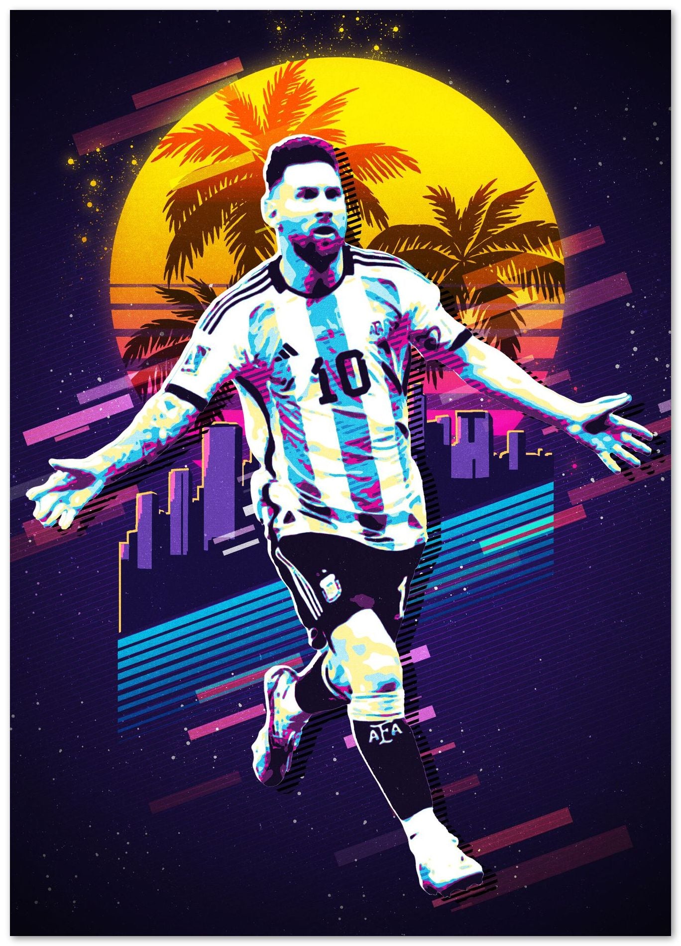 Lionel Messi Celebration - @ColorizeStudio