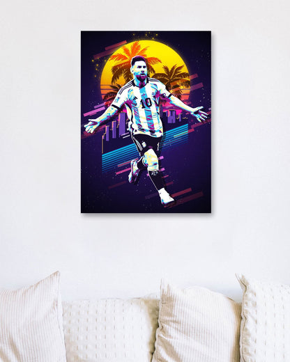 Lionel Messi Celebration - @ColorizeStudio