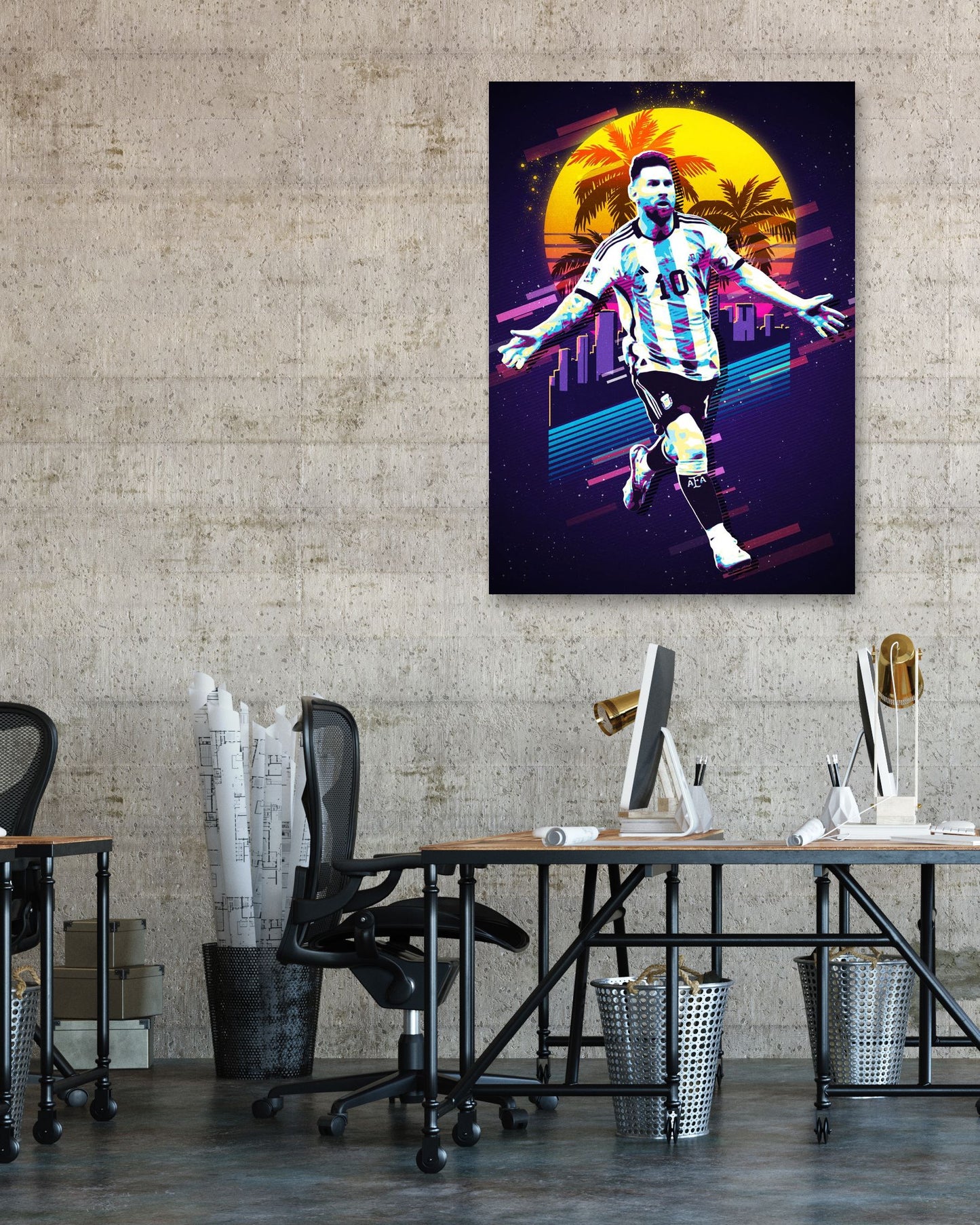 Lionel Messi Celebration - @ColorizeStudio