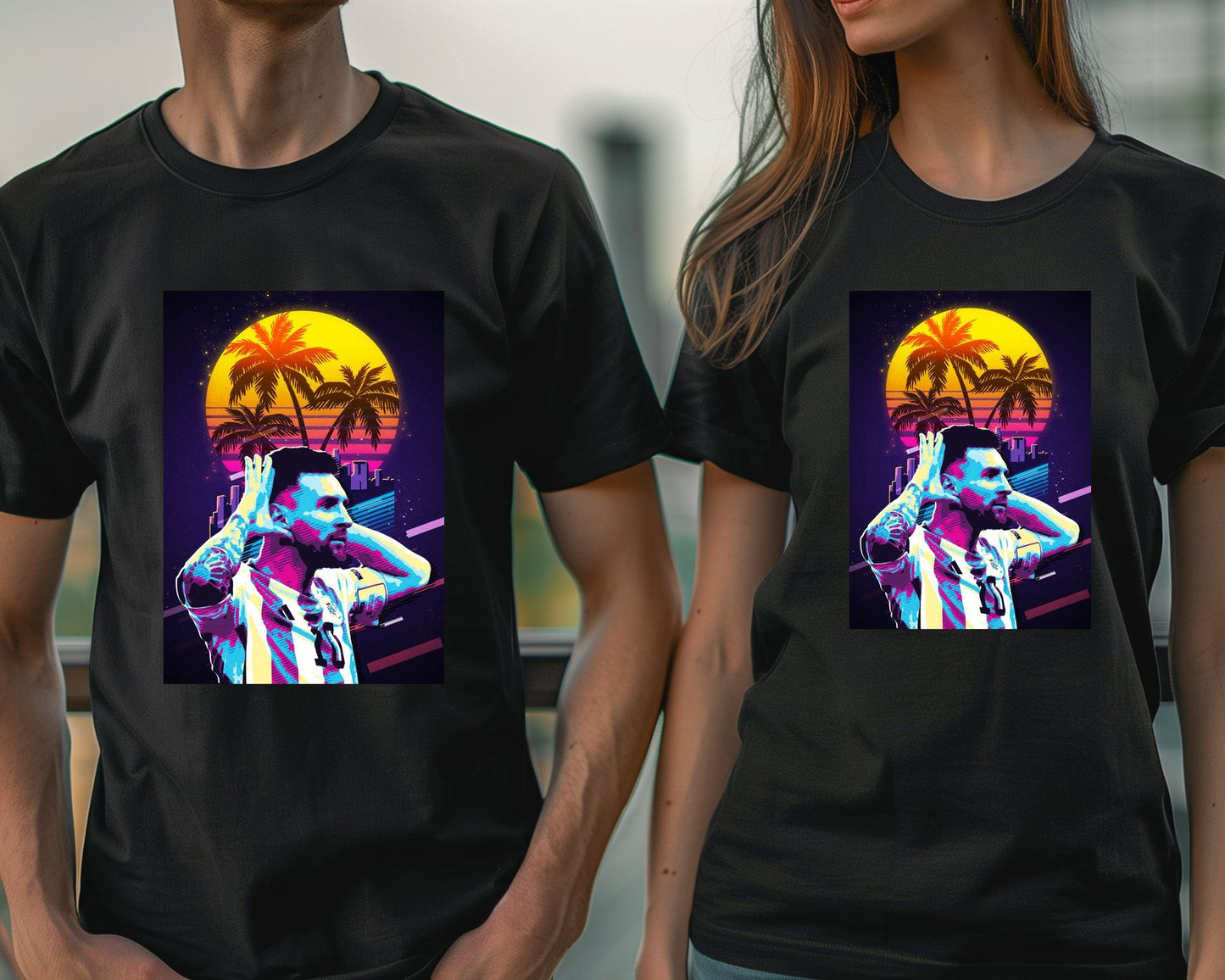 Lionel Messi Iconic Celebration World Cup 2022 - @ColorizeStudio