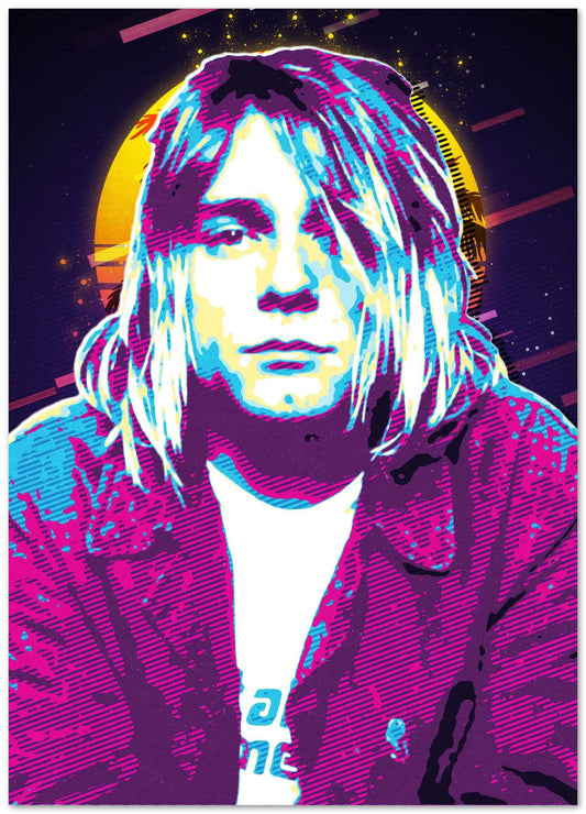 Kurt Cobain Smile - @ColorizeStudio