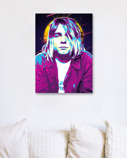 Kurt Cobain Smile - @ColorizeStudio