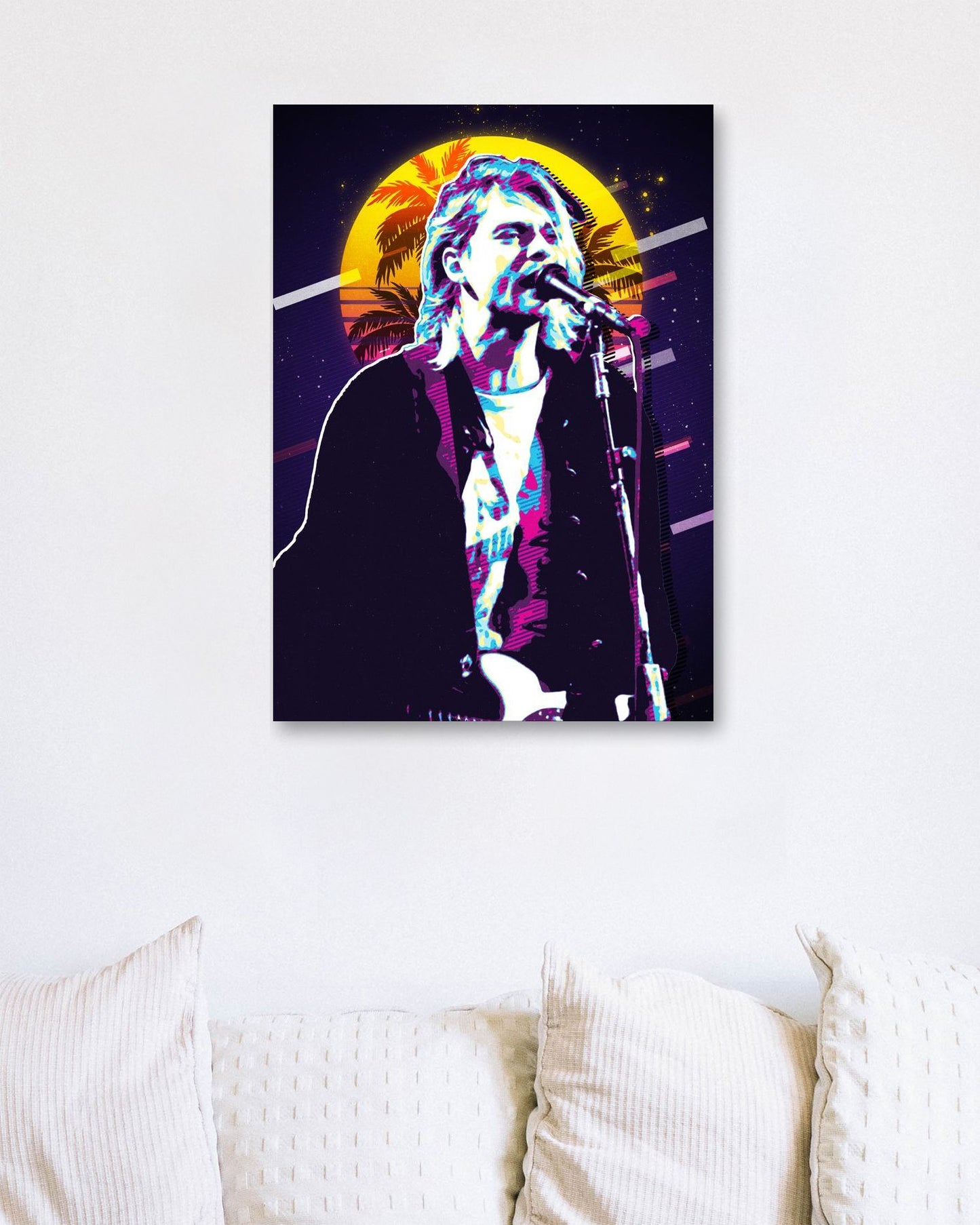 Kurt Cobain Retro Art Legend - @ColorizeStudio