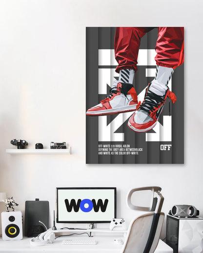 sneakers off white  - @Artnesia