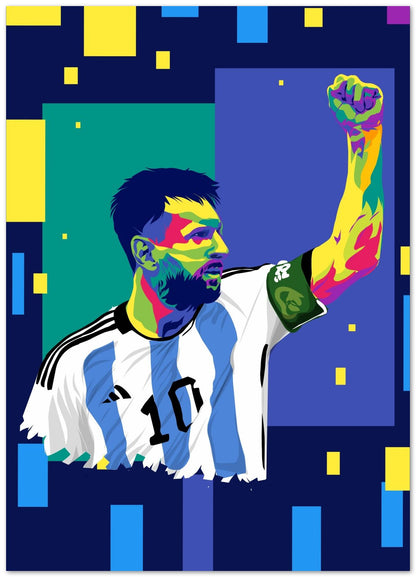 Messi in pop art - @FadyaVectorArt