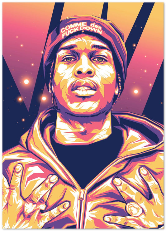 Asap Rocky Pop Art 7 - @LuckyDream