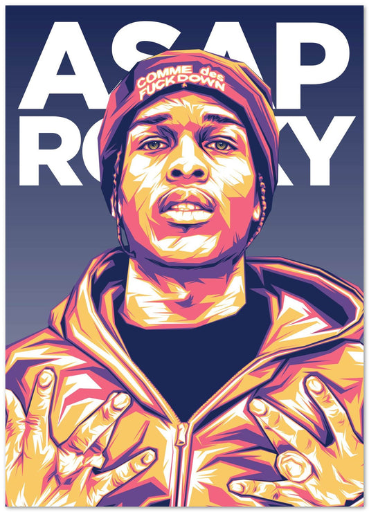 Asap Rocky Pop Art 8 - @LuckyDream