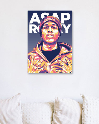 Asap Rocky Pop Art 8 - @LuckyDream