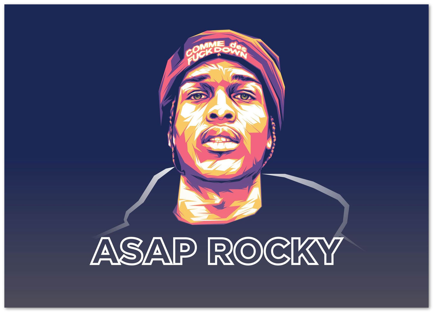 Asap Rocky Pop Art 9 - @LuckyDream