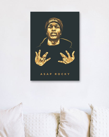 Asap Rocky Pop Art 10 - @LuckyDream