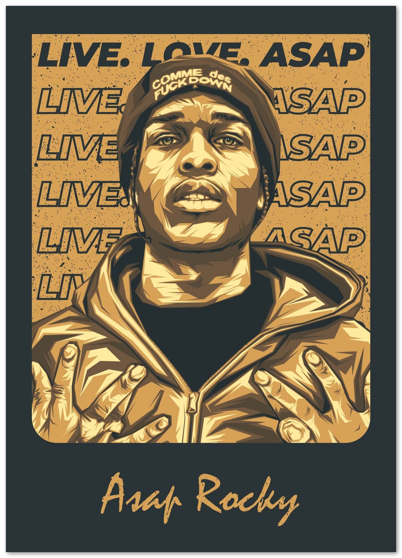 Asap Rocky Pop Art 11 - @LuckyDream