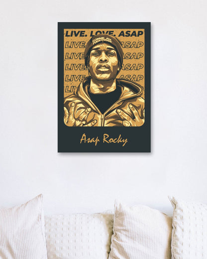 Asap Rocky Pop Art 11 - @LuckyDream