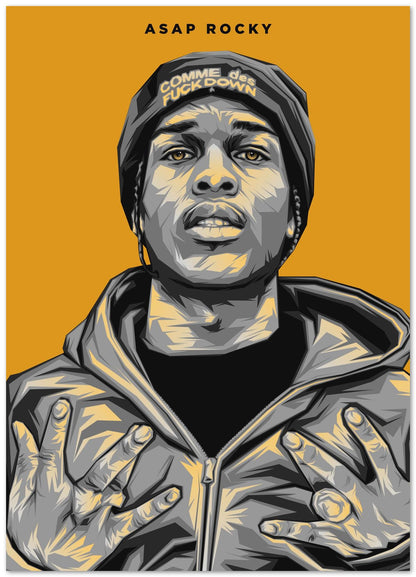 Asap Rocky Pop Art 15 - @LuckyDream