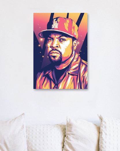 Ice Cube Pop Art 5 - @LuckyDream