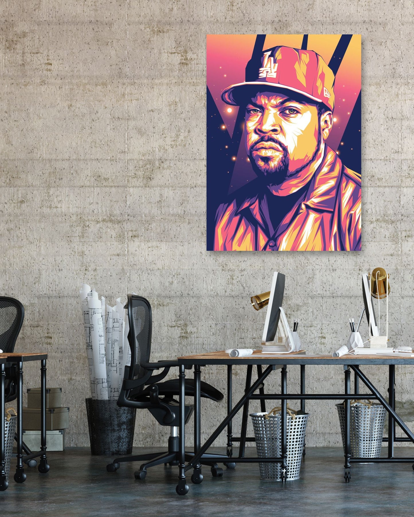 Ice Cube Pop Art 5 - @LuckyDream