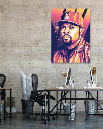 Ice Cube Pop Art 5 - @LuckyDream