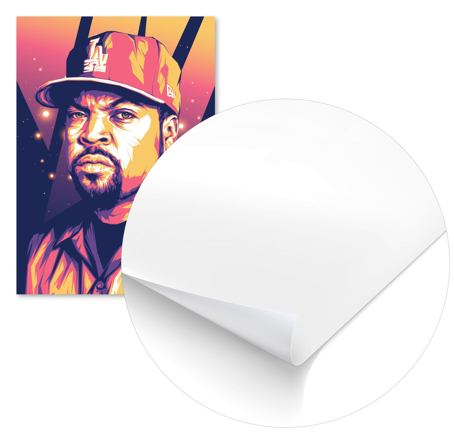 Ice Cube Pop Art 5 - @LuckyDream