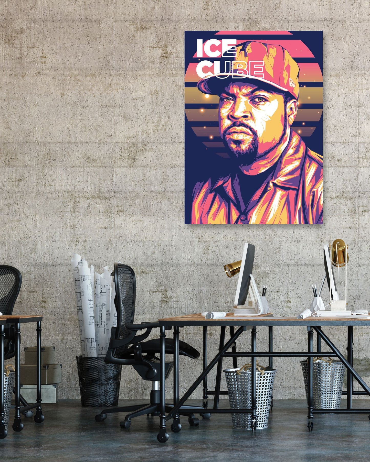 Ice Cube Pop Art 6 - @LuckyDream