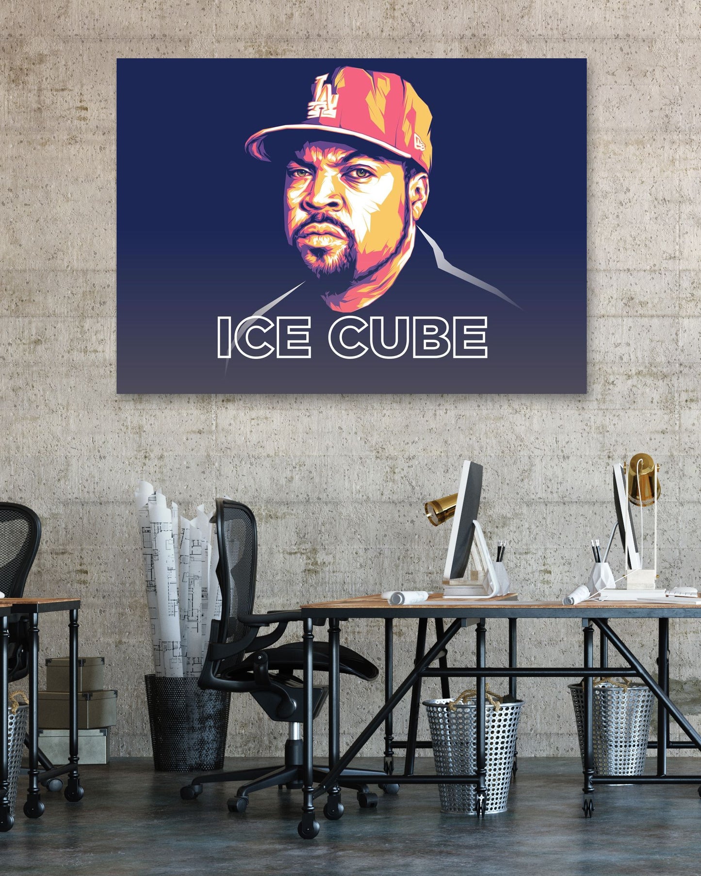 Ice Cube Pop Art 8 - @LuckyDream